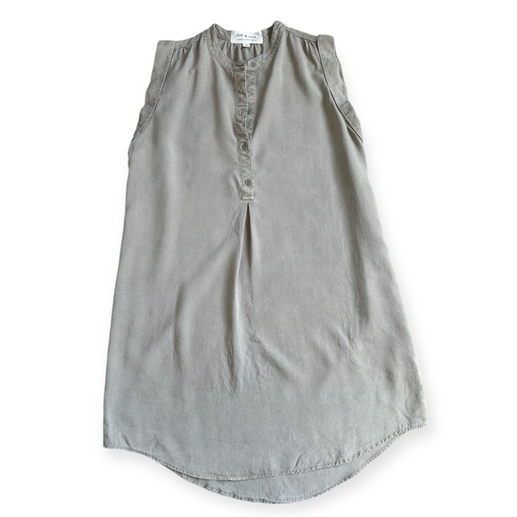 Cloth & Stone sleeveless khaki dress M - Picture 6 of 6